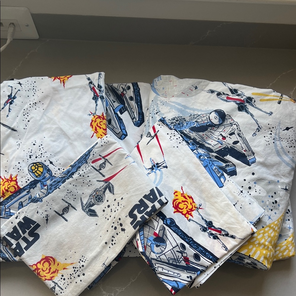 Pottery Barn Kids Star Wars Cotton Sheet Set - Queen size